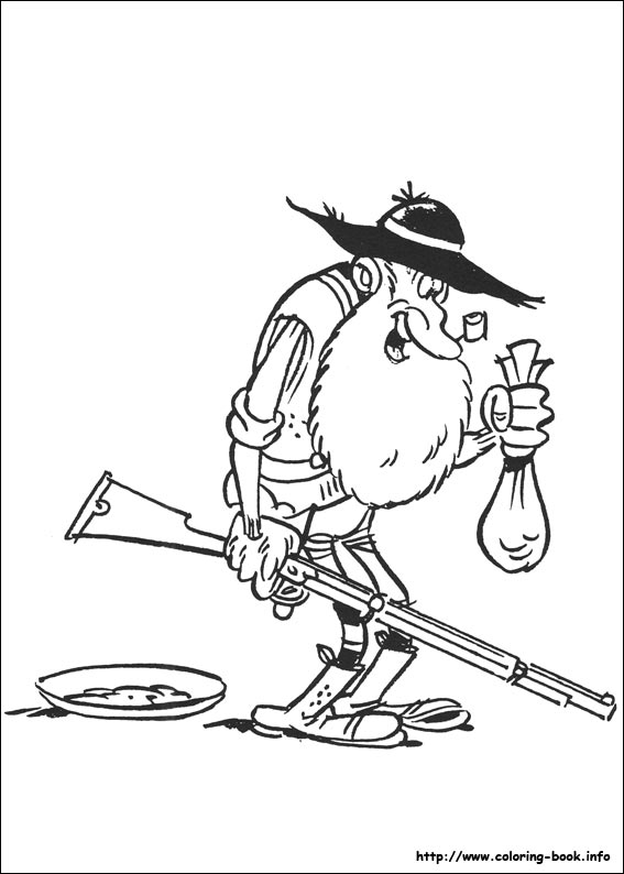 Lucky Luke coloring picture